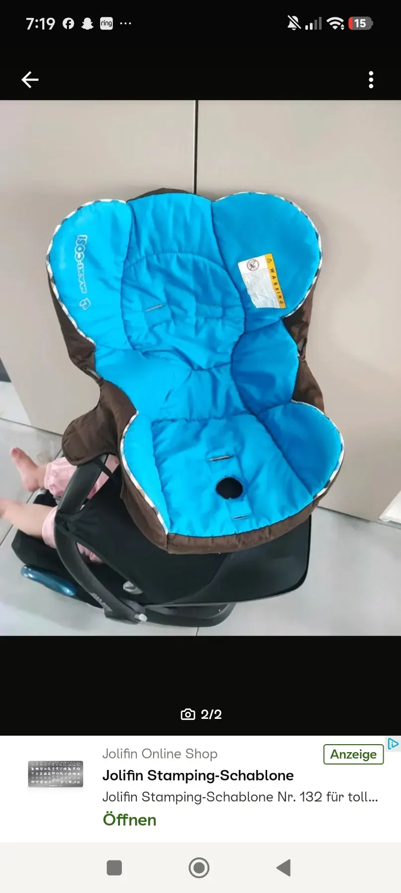 Maxi cosi mit familyfix