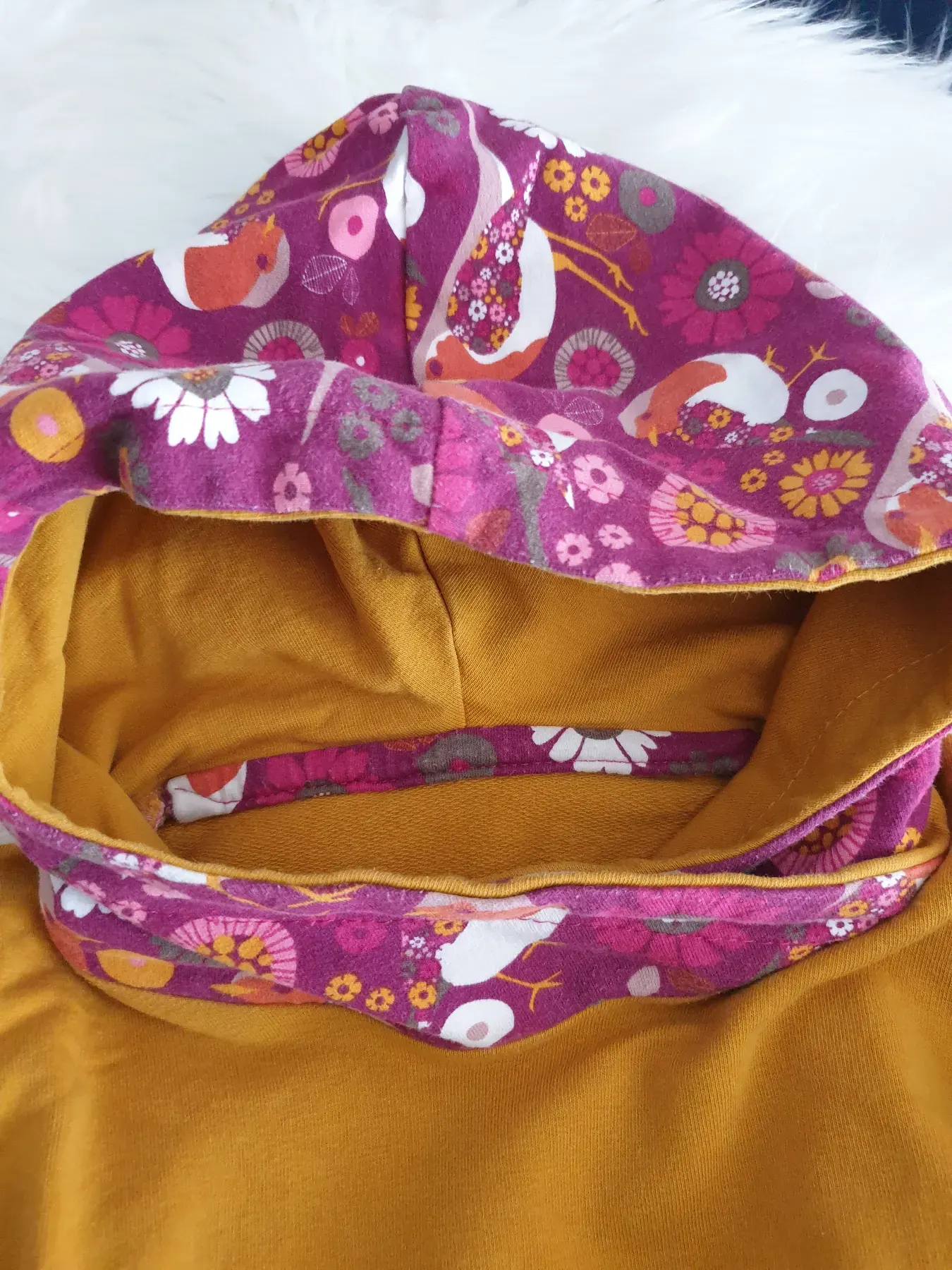 Langarmkleid handmade - Gr. 98/104