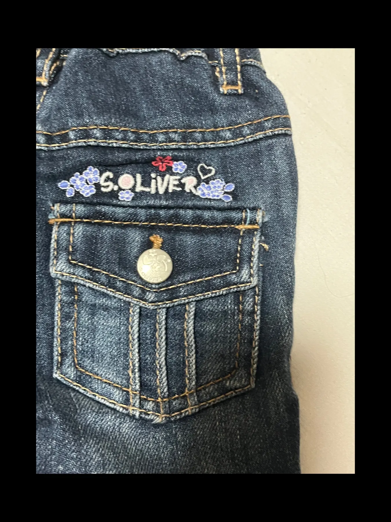 Jeanshose Gr. 62 von s.Oliver