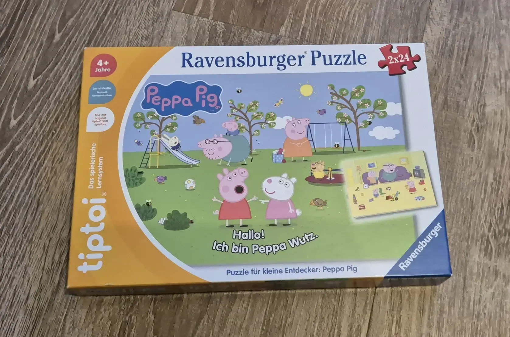 NEU - Peppa Pig tiptoi Puzzle, Ravensburger, 2x24 Teile