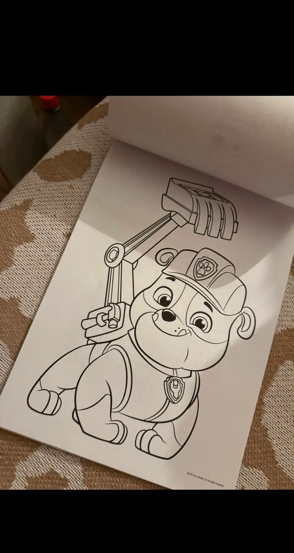 Paw Patrol Malblock mit Stickern