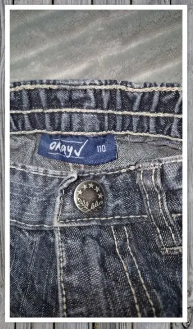 Jeanshose Gr. 110 tragbar ab 104 - 110