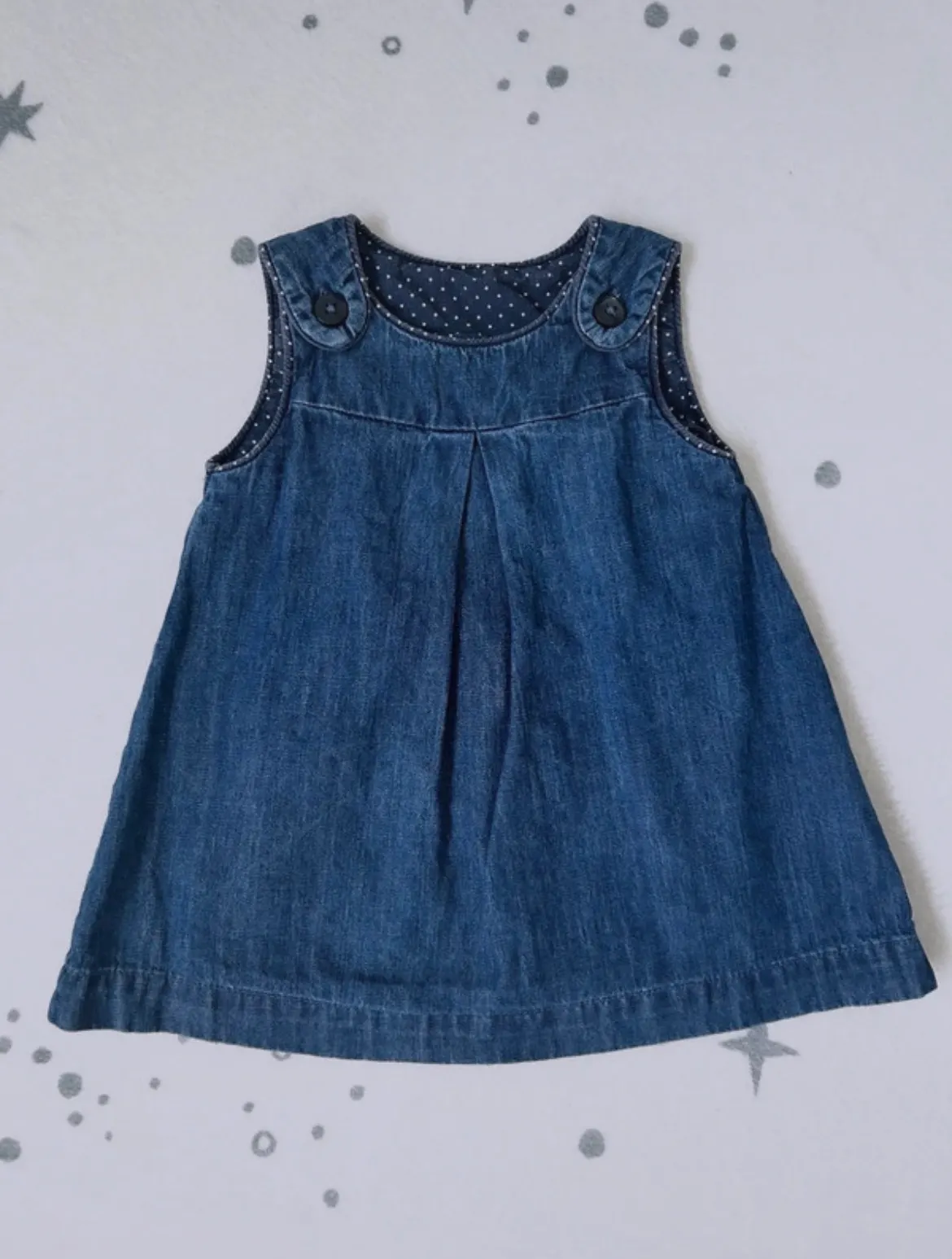 H&M Baby | Jeanskleid | Gr 68 | Denim | Latzkleid