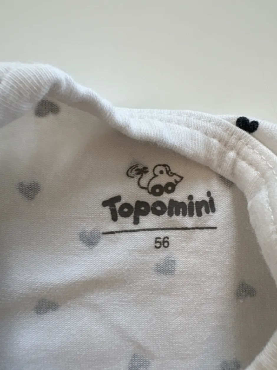 Topomini Langarmbody Gr. 56 mit Herzchen 🤍