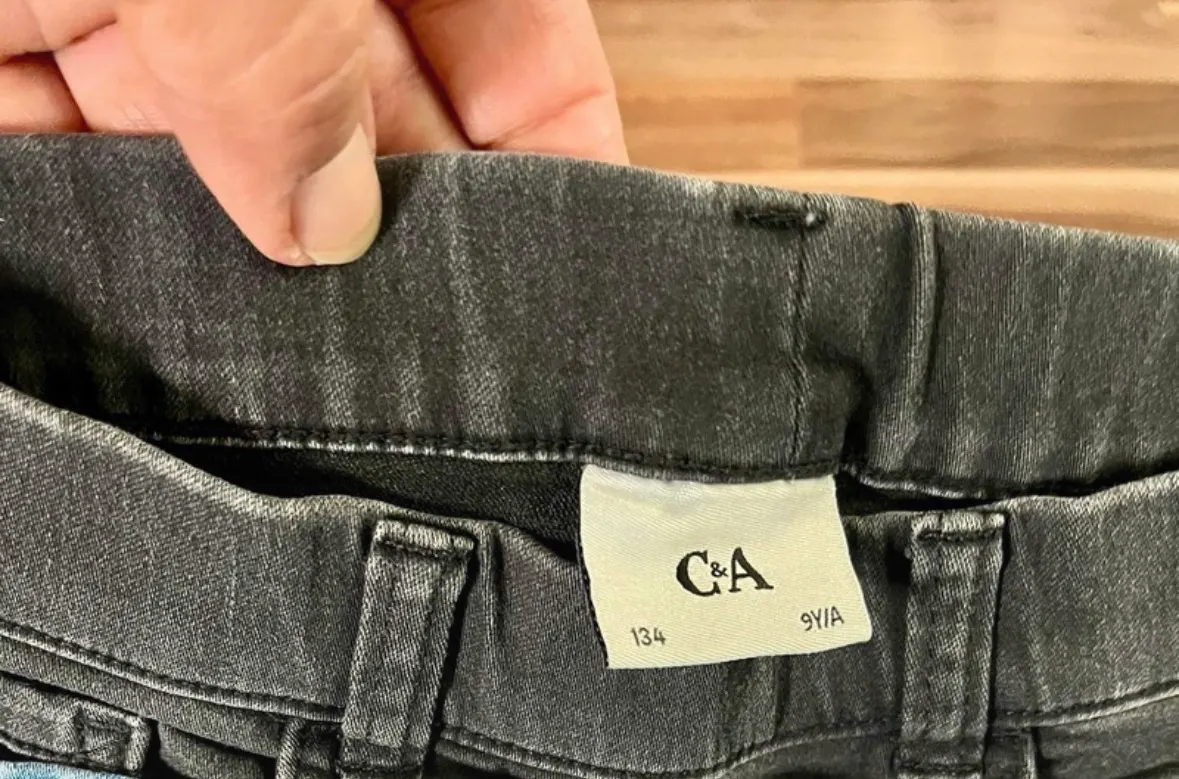 Jeans Jeggings, Wendepailletten Gr. 134