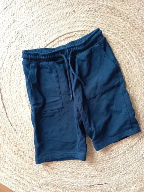 Yigga Sweat Shorts Gr 146/152 Junge, Bio Baumwolle, navy, kurze Hose, Frühling Somme