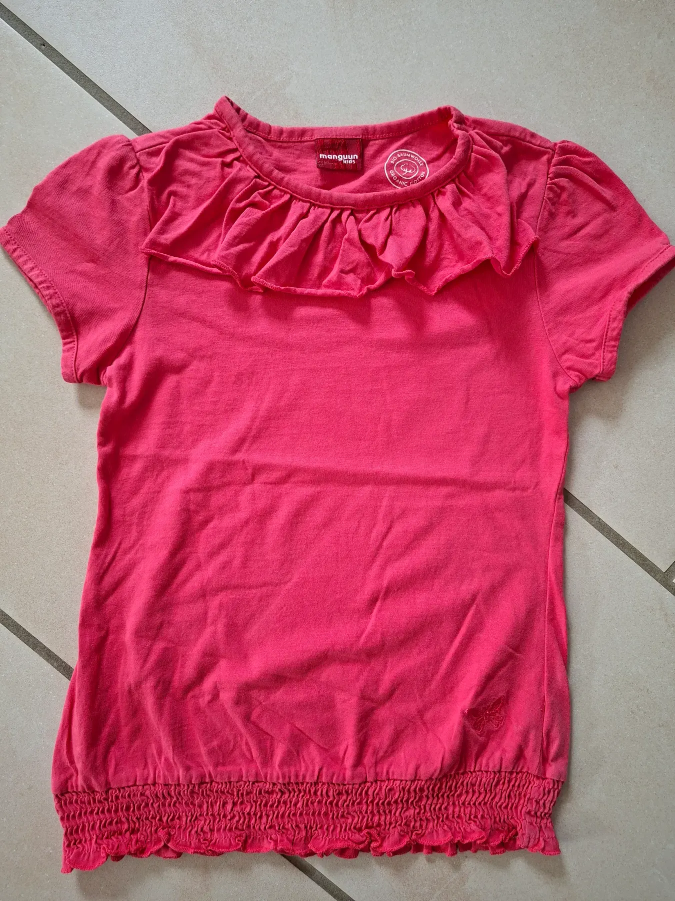 T-Shirt mit schickem Kragen