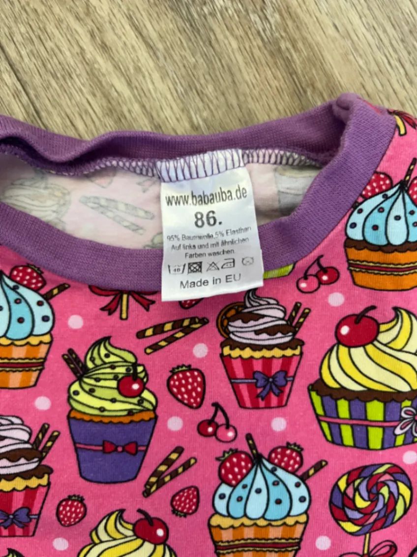 Jumpsuit/kurzer Schlafanzug Größe 86 von Babauba