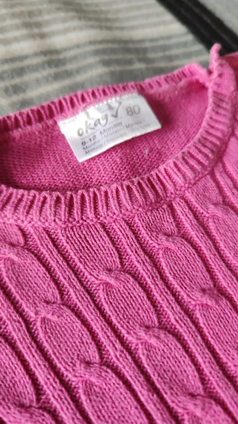 strickkleid in pink zu verkaufen