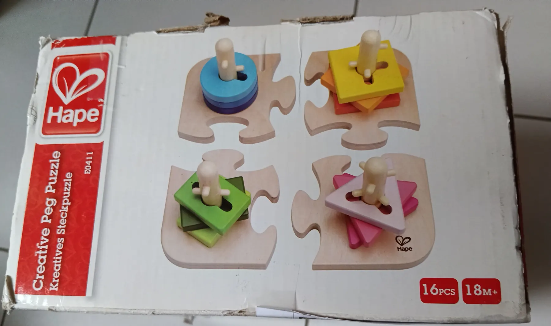 Kreatives Steckpuzzle (Hape)