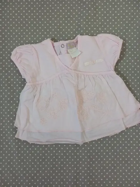 Dizzy Daisy Tunika Gr 62/68 Baby Mädchen, rose Kurzarm Shirt Frühling Sommer
