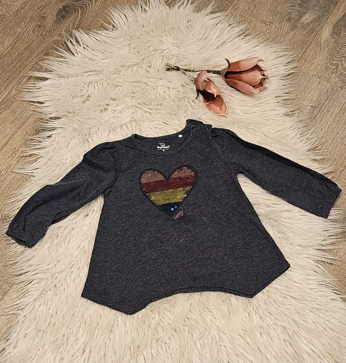 Topomini Longsleeve ~Herz~ Gr. 86