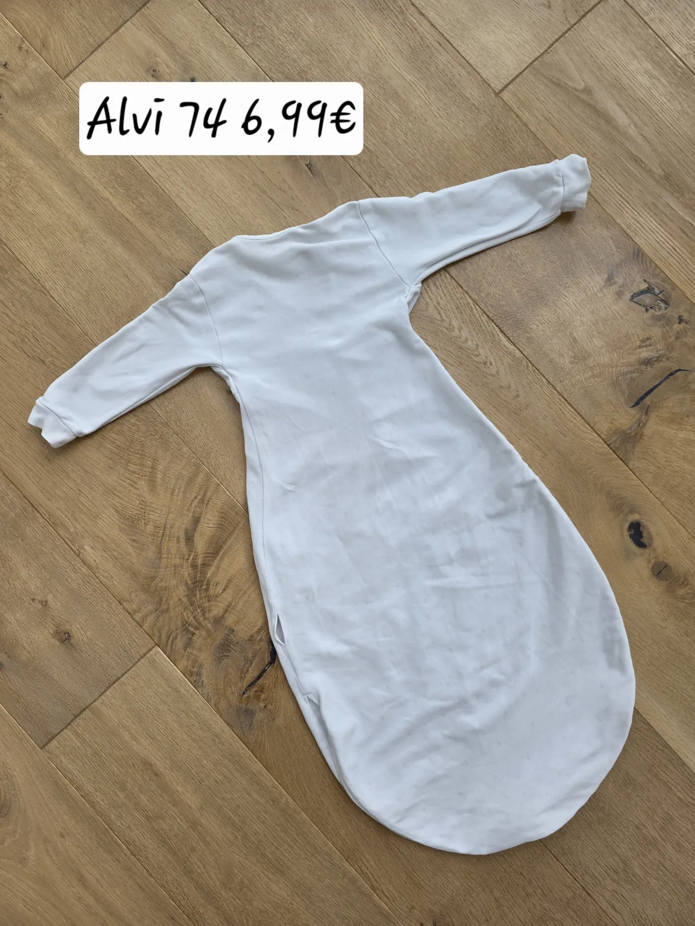 Alvi Innenschlafsack Schlafsack weiß 74 Sommerschlafsack