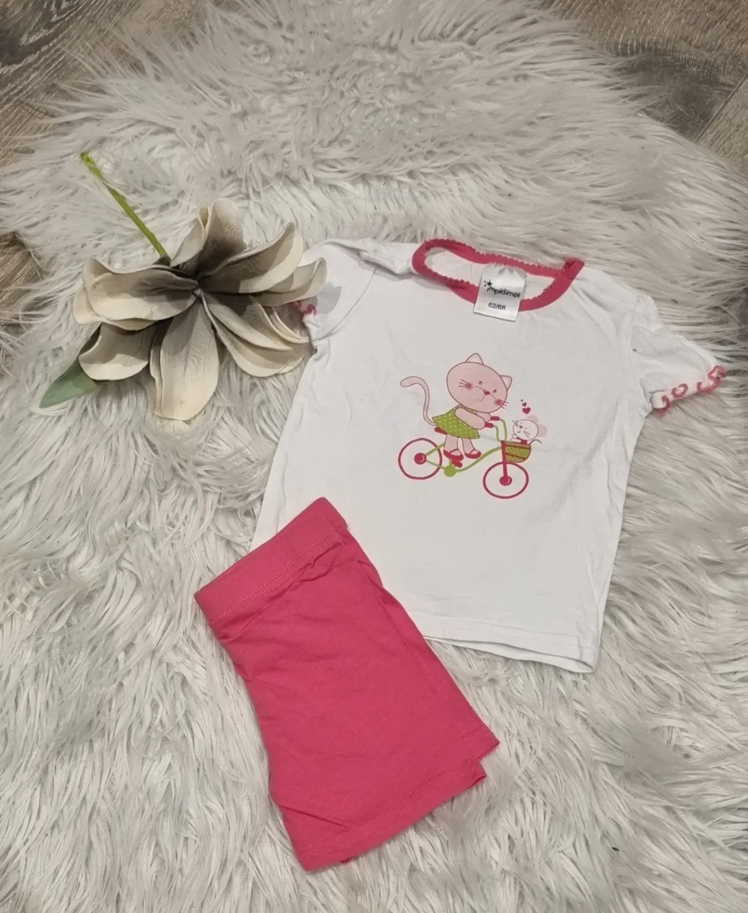 Set Sommerschlafanzüge 3 Stück Gr. 62/68