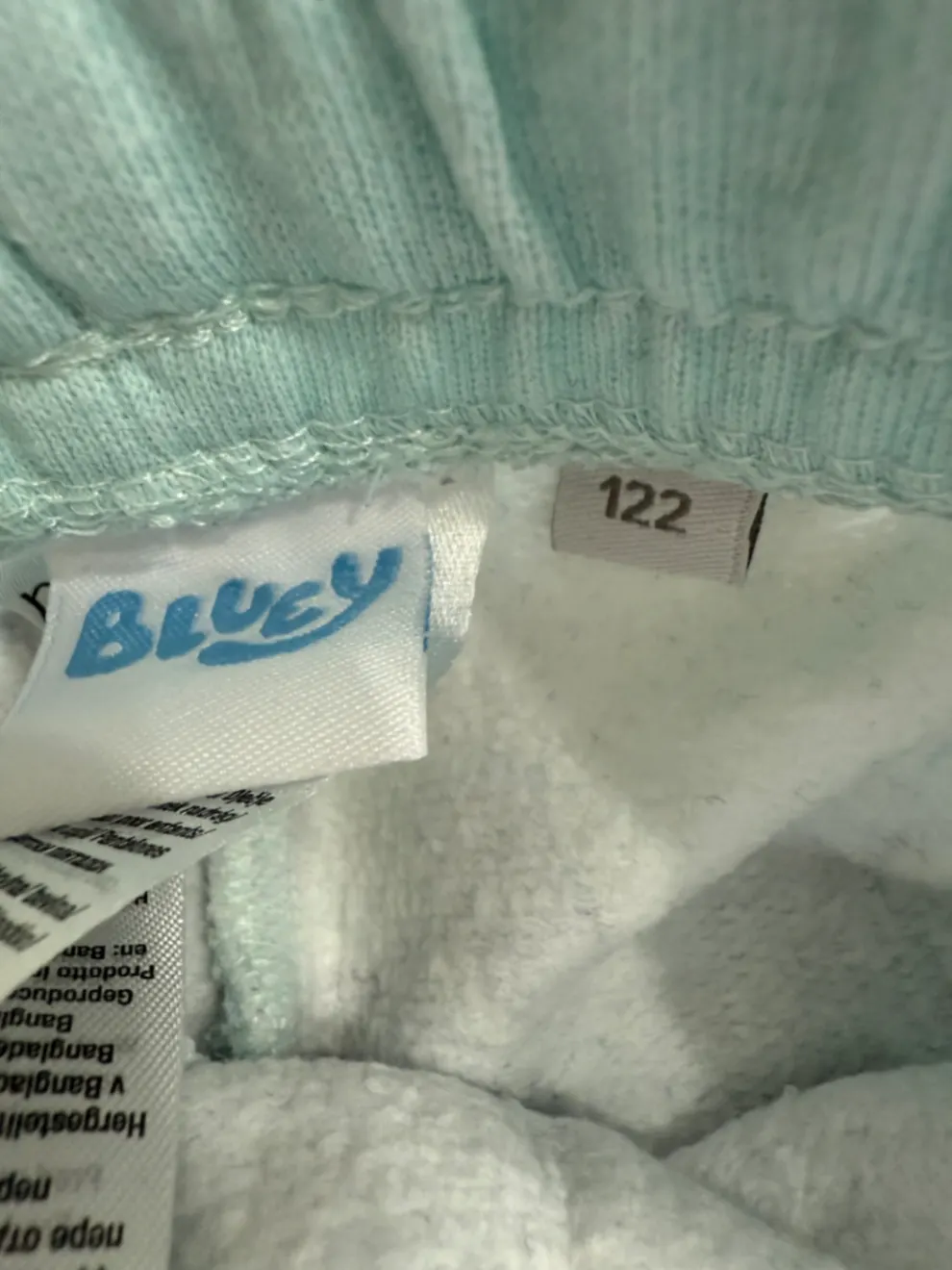 bluey blaue bluey jogging hose größe 122