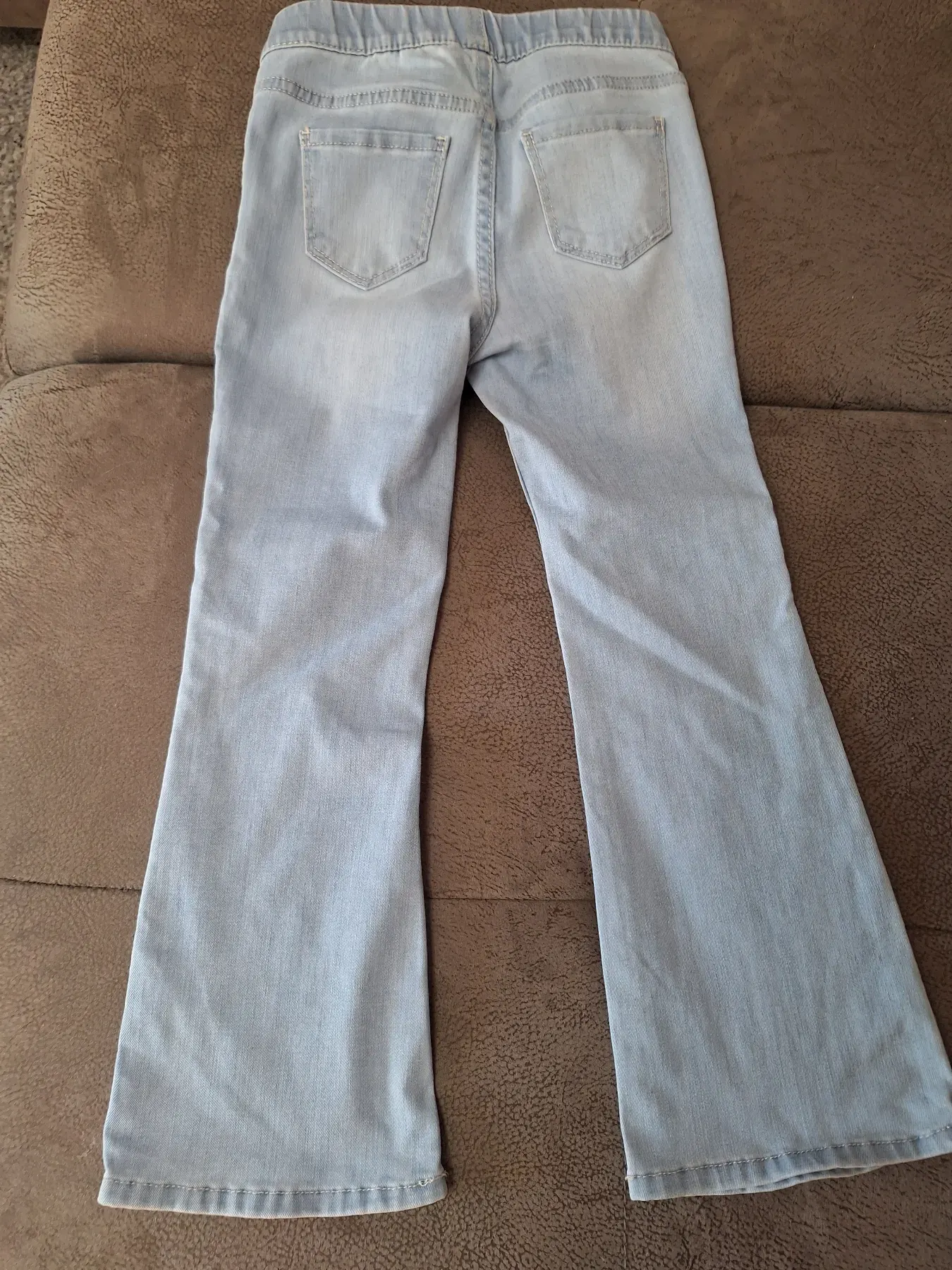Schlaghose Super Stretch Flared Leg Jeans Einhorn