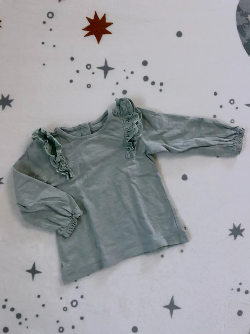 C&A Baby | Langarmshirt | Gr 80 | Salbei