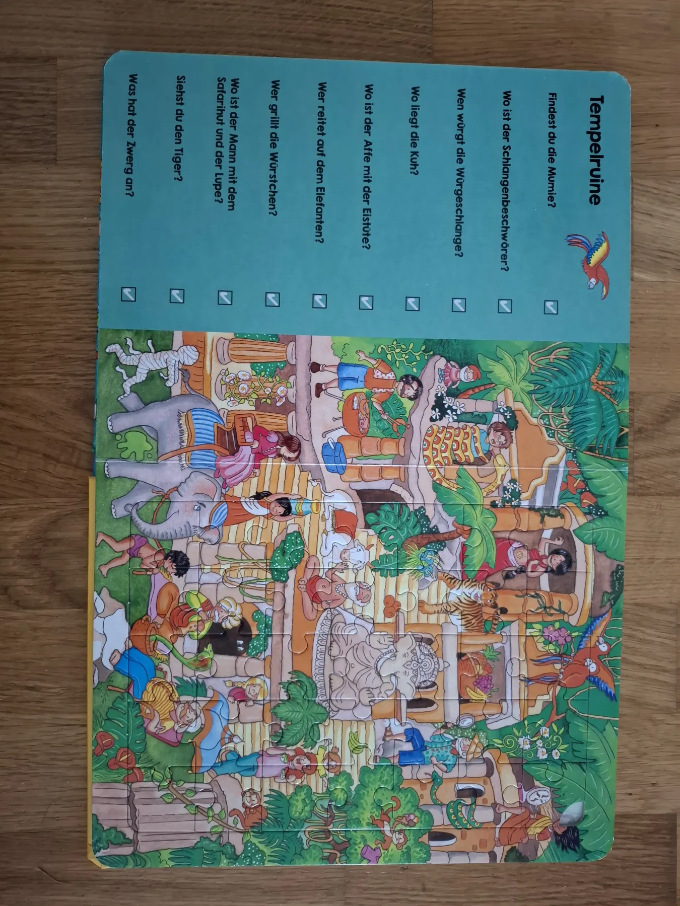Mein lustiges Wimmel-Puzzle-Buch Dschungel Puzzle Buch