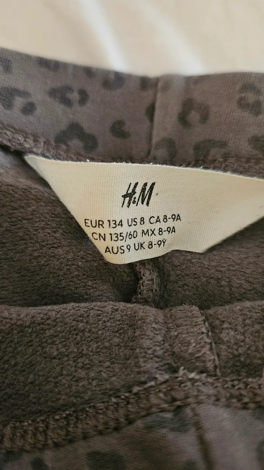 Gefütterte leo Leggings,  h&m, 134