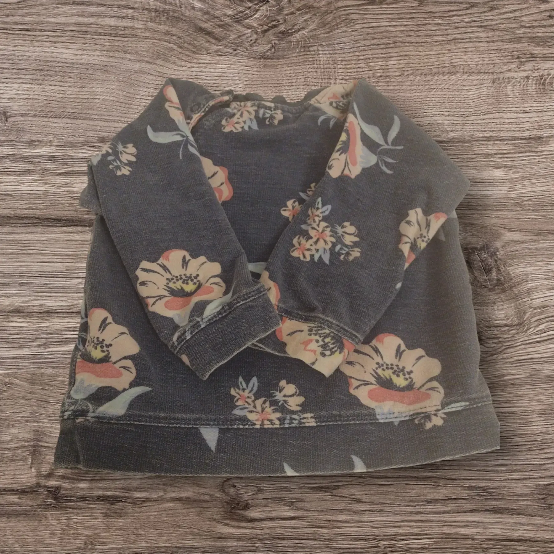 Pullover blau Blumen 86 Ergee