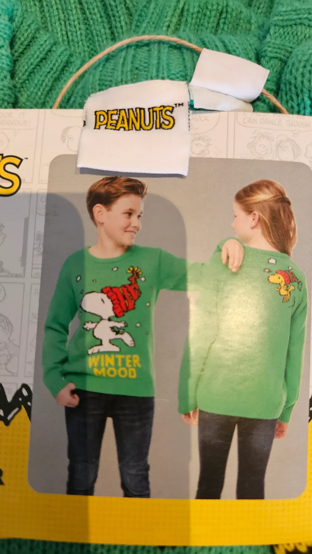 Neuer Pullover,  Snoopi, peanuts, 134-140