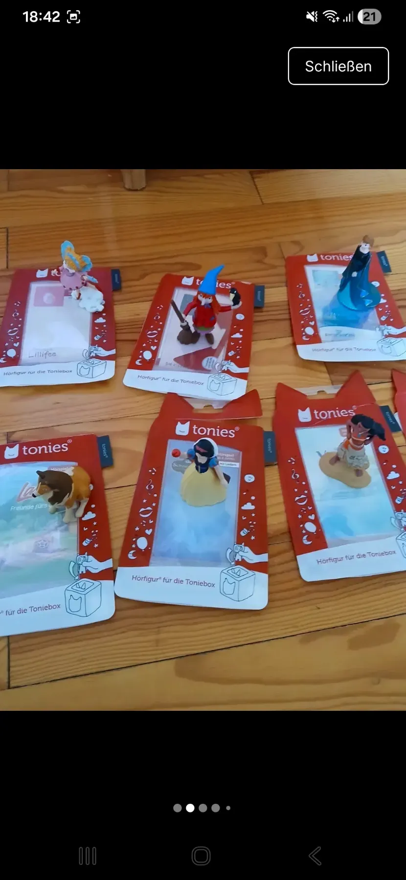 Tonie Auflösung  Paket