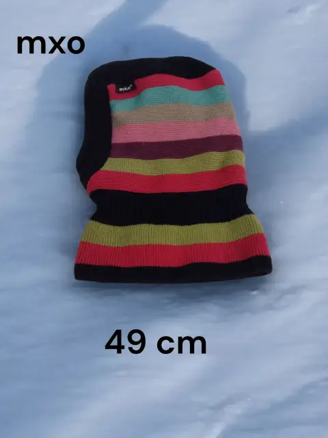 Schlupfmütze bunt gestreift 49 cm MXO