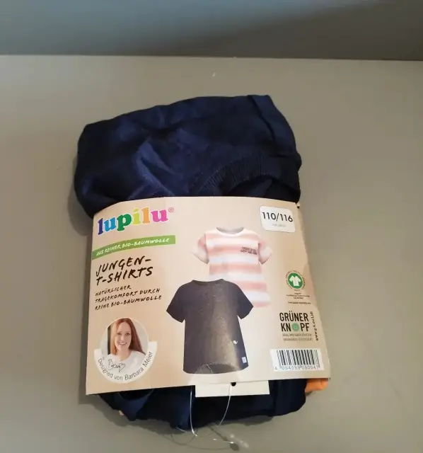 2er Set T-Shirts Lupilu Größe 110/116 - neu