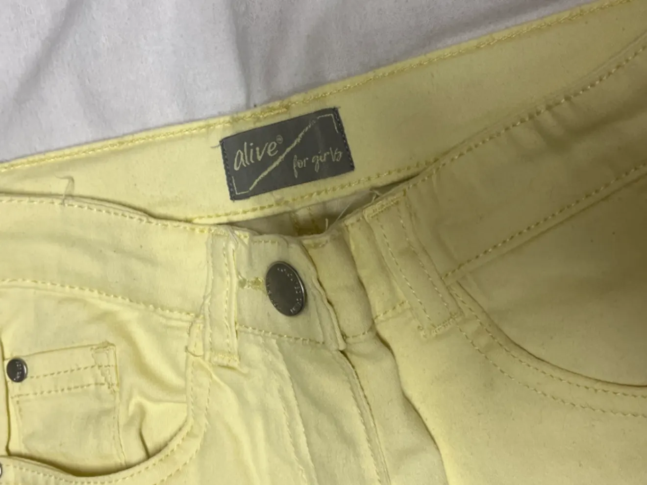 Sommer - Jeanshose Gr. 140 von Alive, Aldi