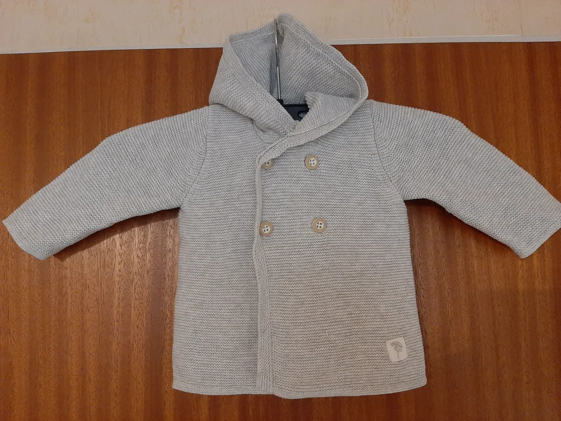 H&M H&M Strickjacke mit Kapuze Gr 62