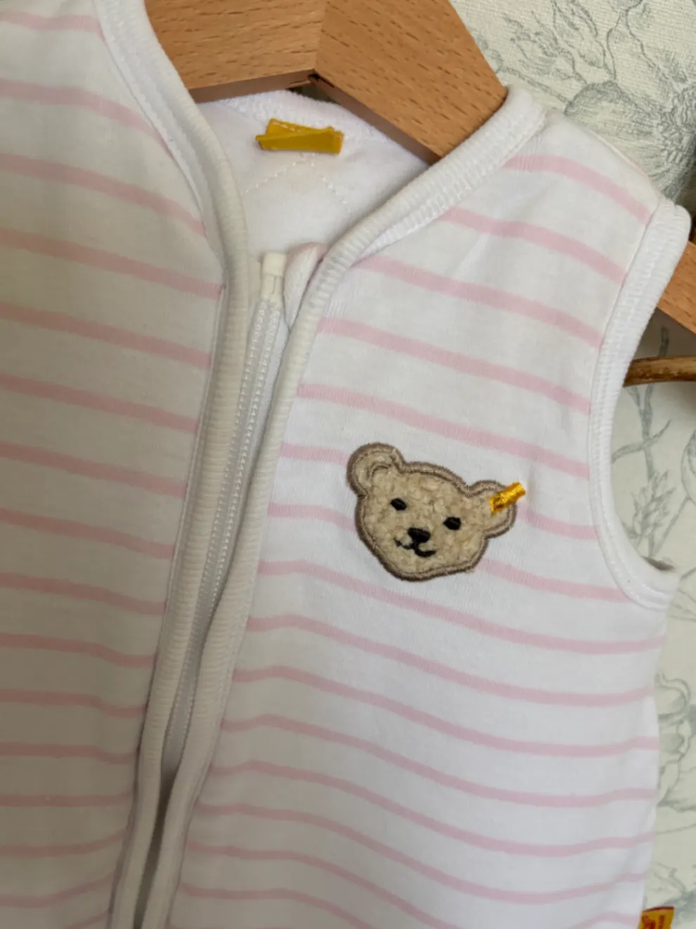 Steiff Schlafsack 70 cm – Knopf im Ohr – Baumwolle – neuwertig
