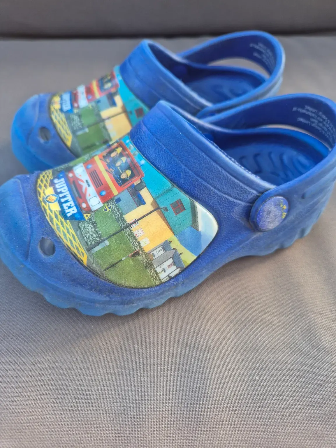 Gummischuhe Hausschuhe Badeschuhe, Jungen, Feuerwehrmann Sam, Größe 25