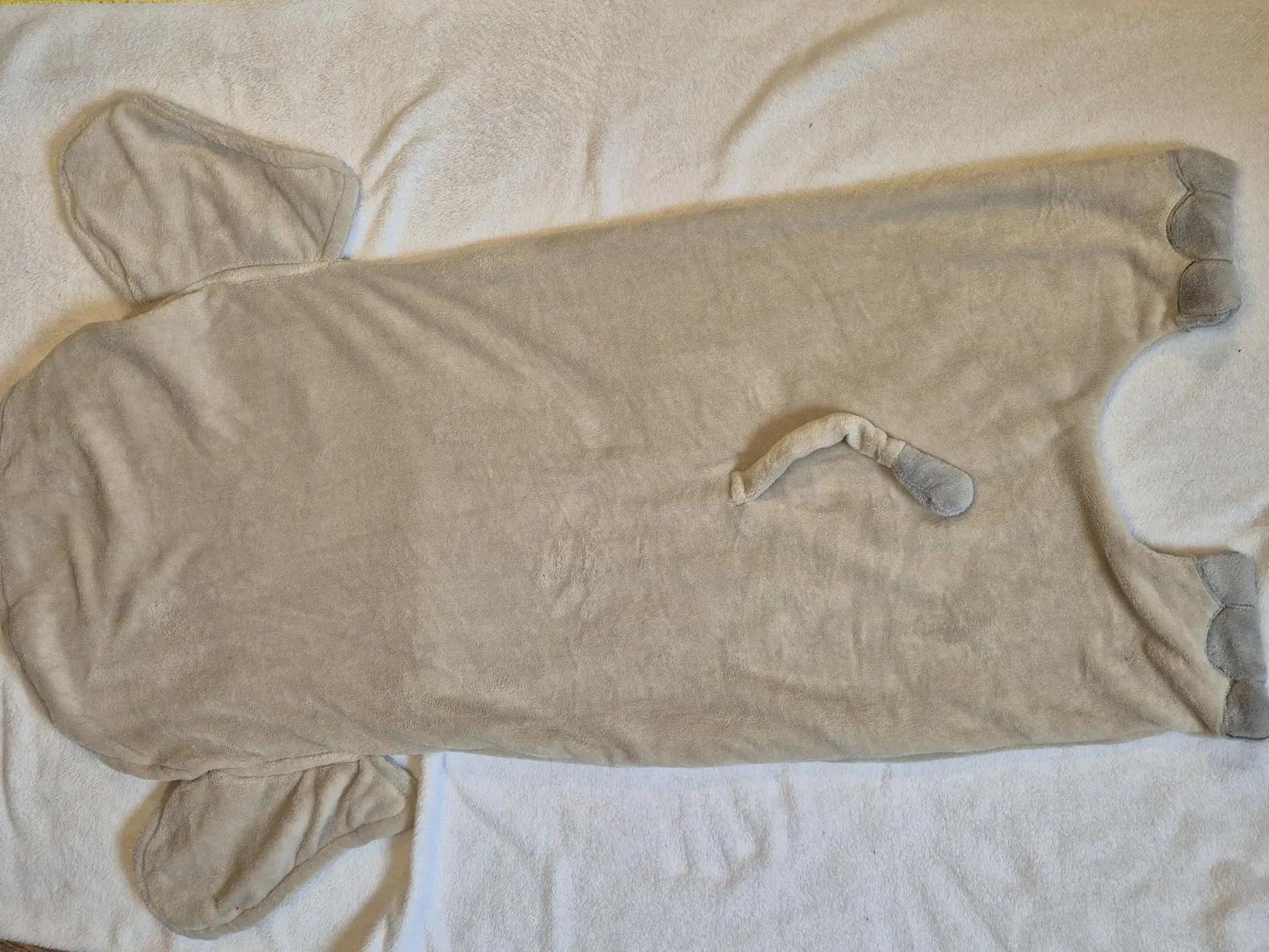 Kinder-Kuscheldecke zum Reinschlüpfen, Elefant, Livarno Home