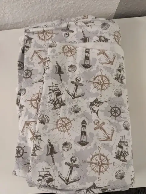 Dünner Stoff Maritim ca. 2,65m x 1,75m