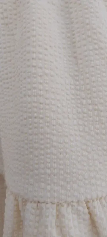 H&M Neues gelbes Kleid mit Waffelstruktur