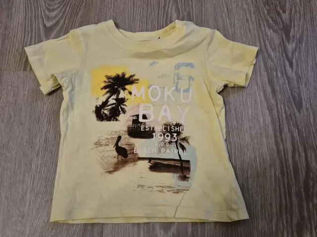 T-Shirt, gelb, Jungen, H&M, Größe 80