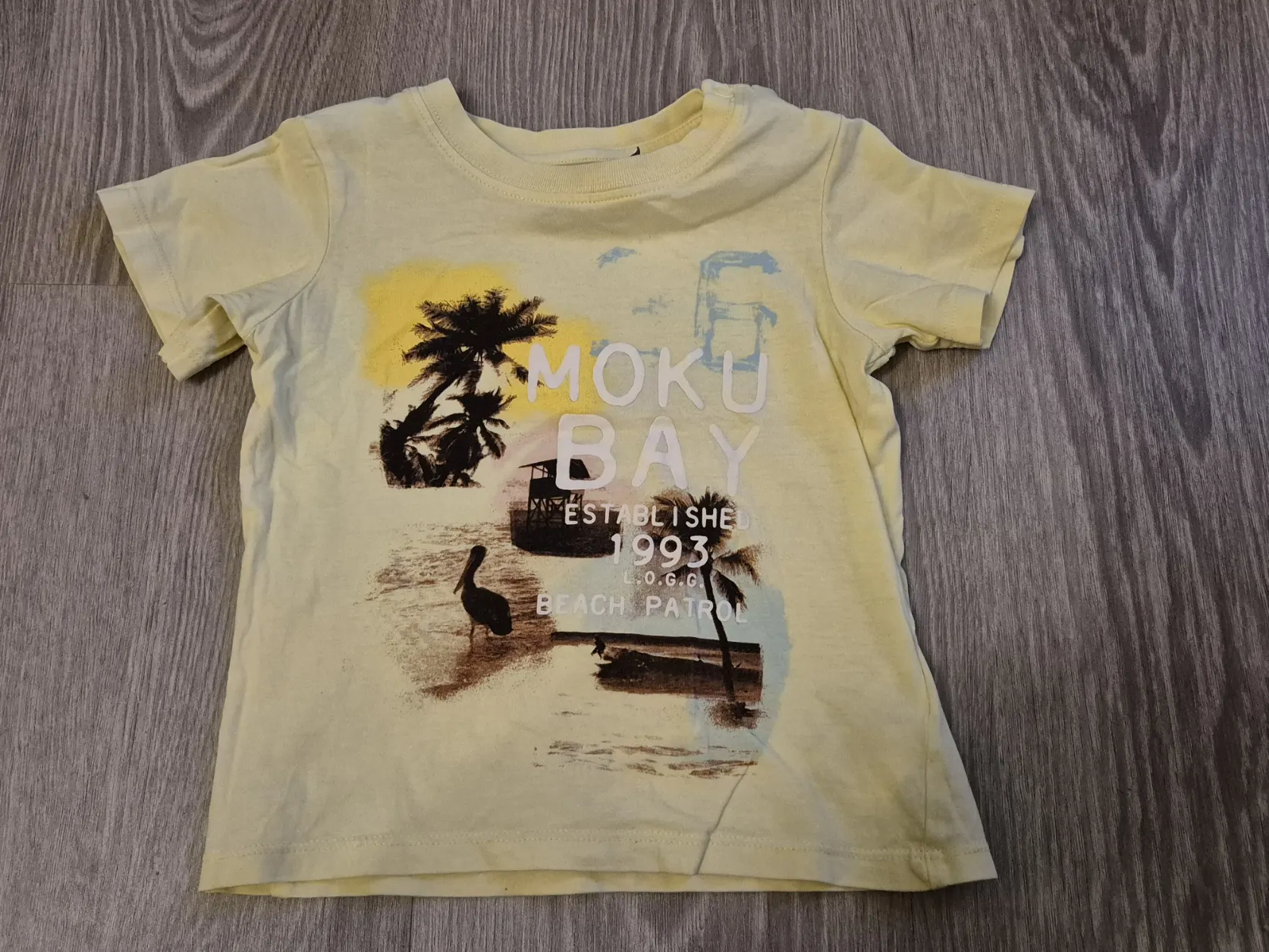 T-Shirt, gelb, Jungen, H&M, Größe 80
