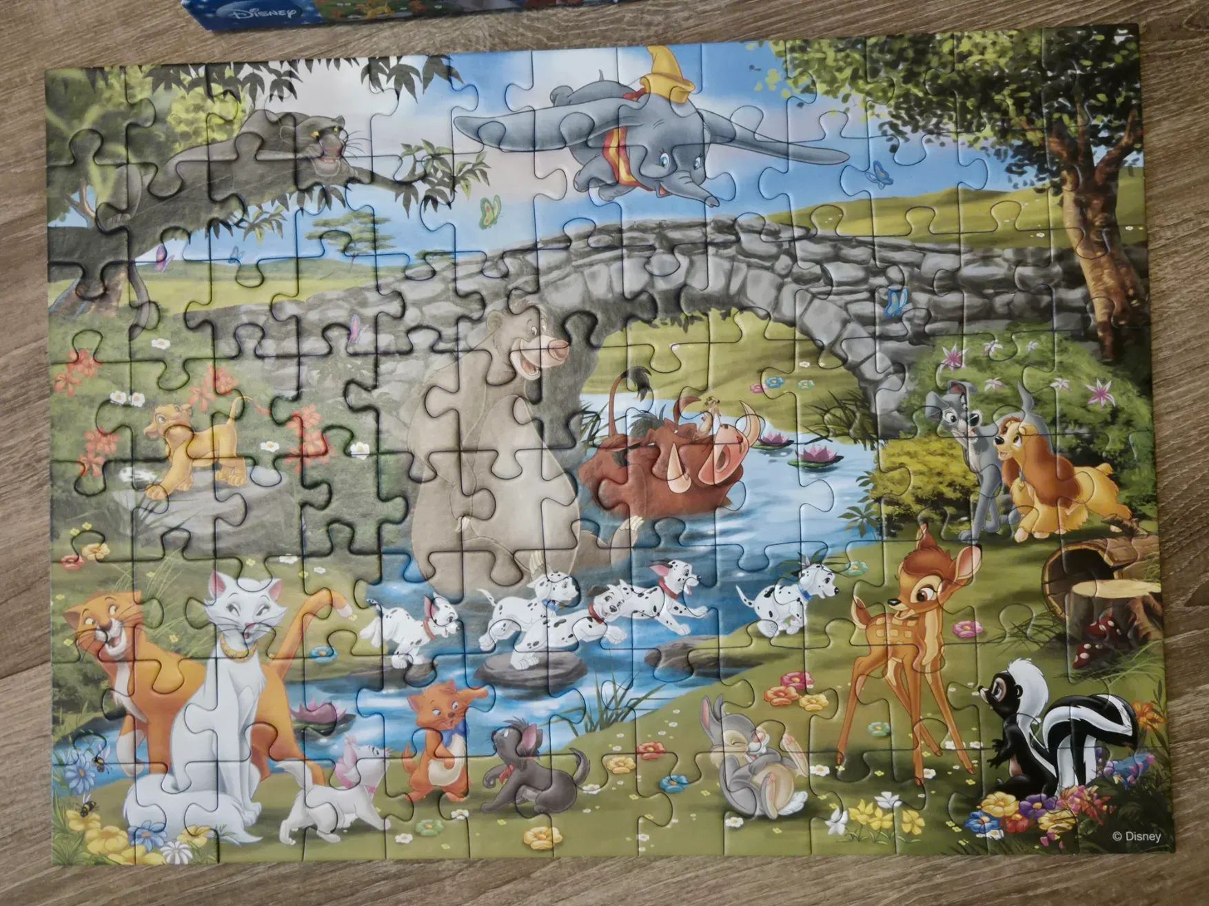 Puzzle Disney "Die Familie der Animal Friends", Ravensburger, 100 Teile