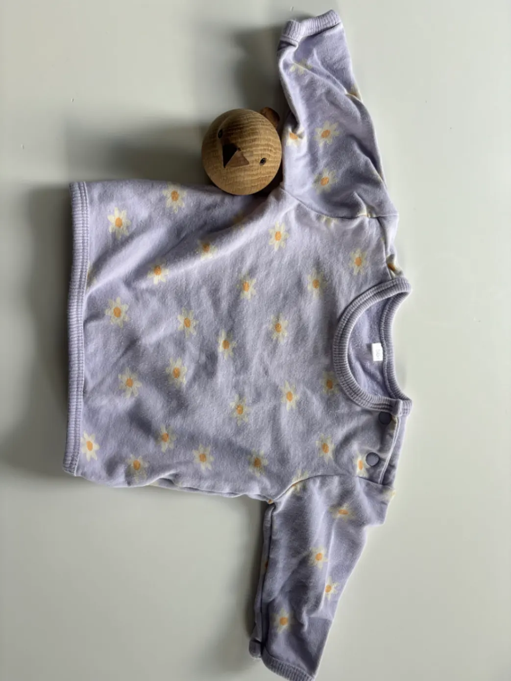 Zeeman Babyshirt mit Gänseblümchenmuster – Größe 56 🌼
