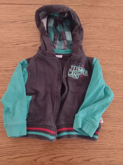 Übergangsjacke grau-grün 80 Whoop