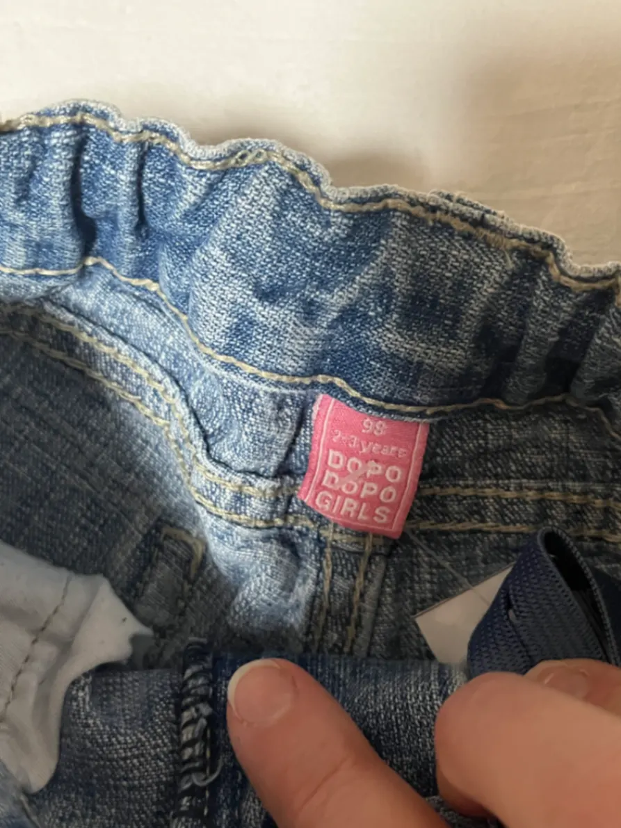 Jeanshose, Schlaghose Gr. 98 von Dopo Dopo Girls