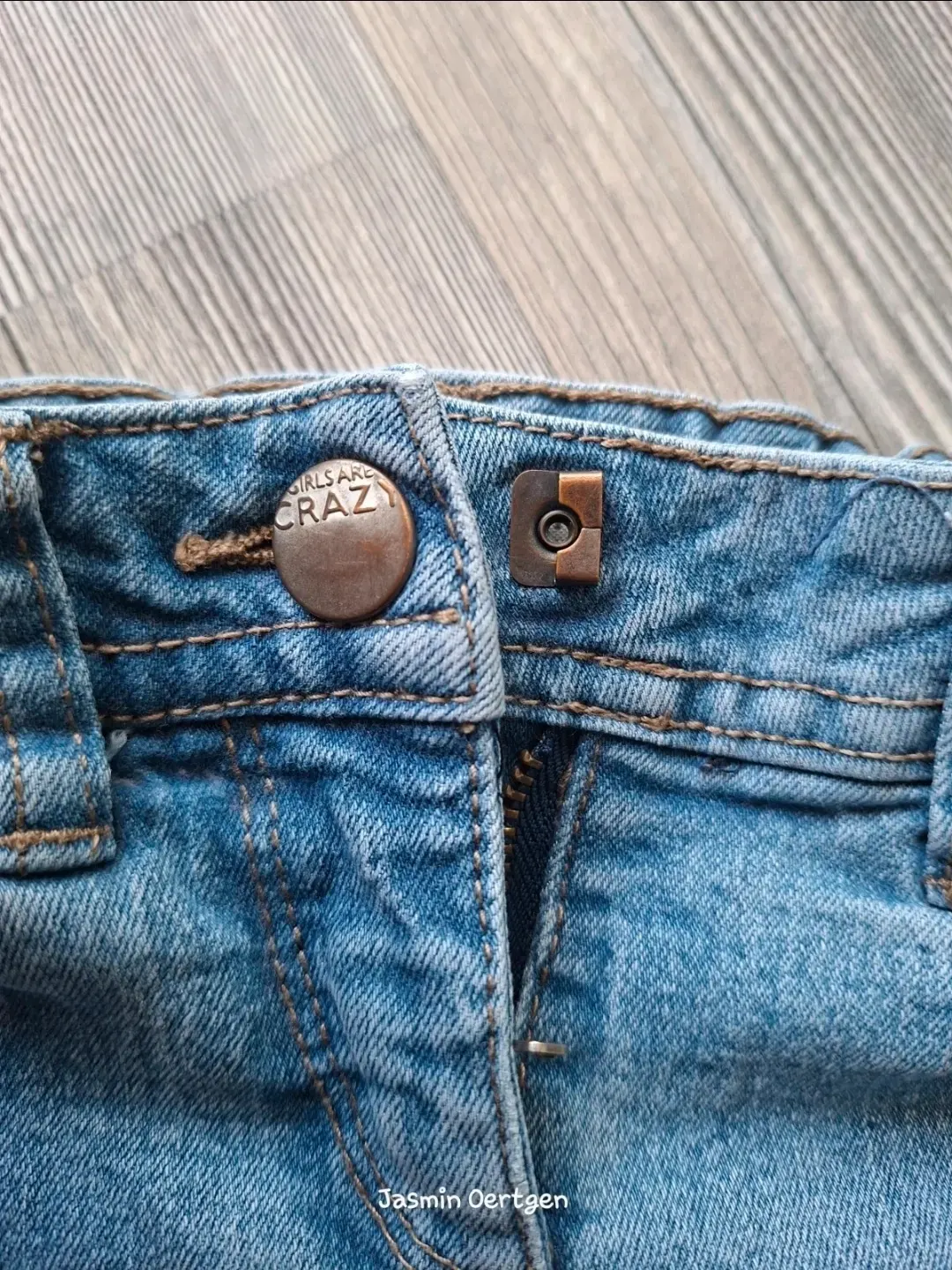 Jeans mit Blumen-Stickerei | PocoPiano | Gr. 86