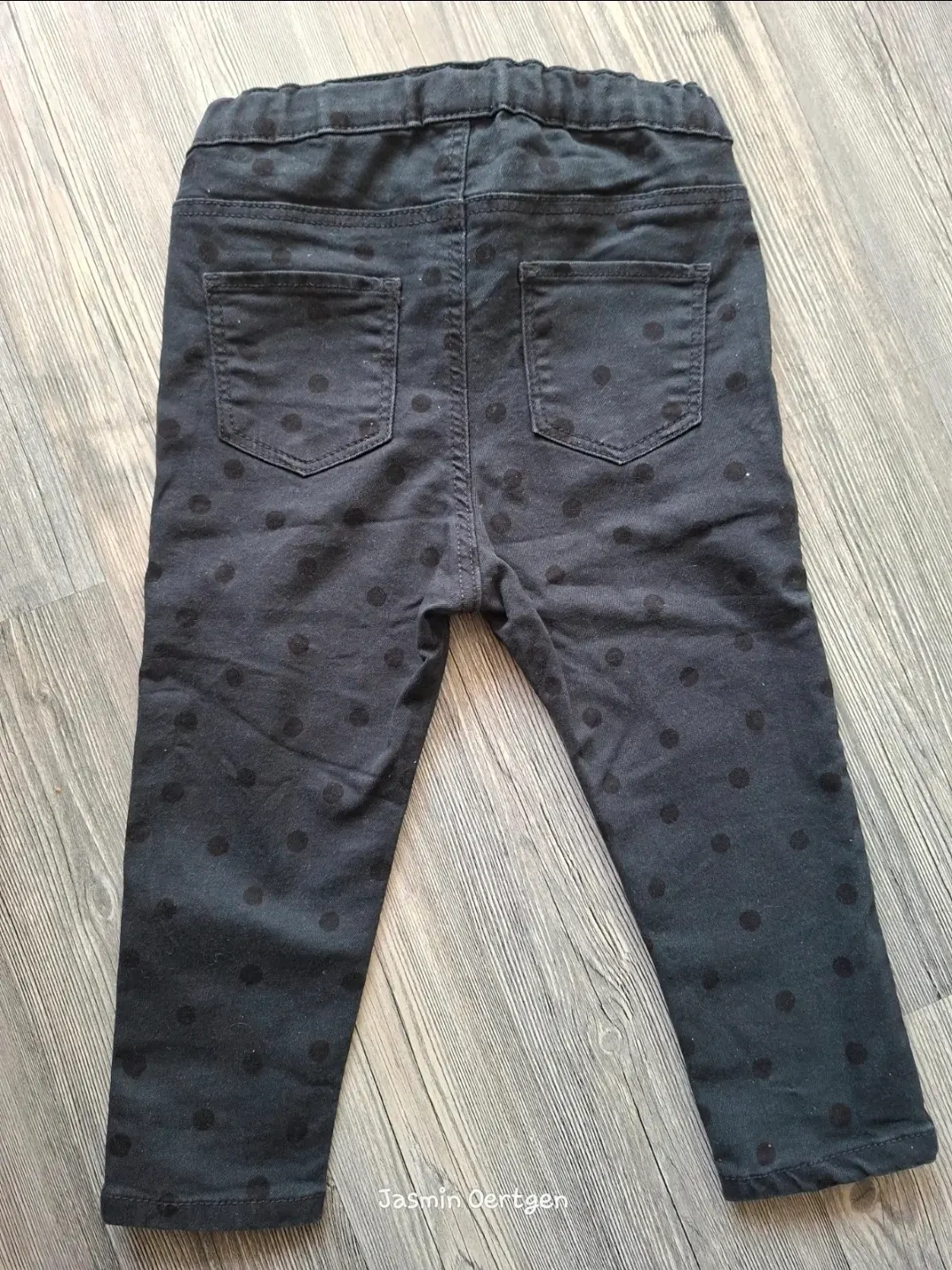 Jeans Hose mit Punkten  | H&M | Gr. 86