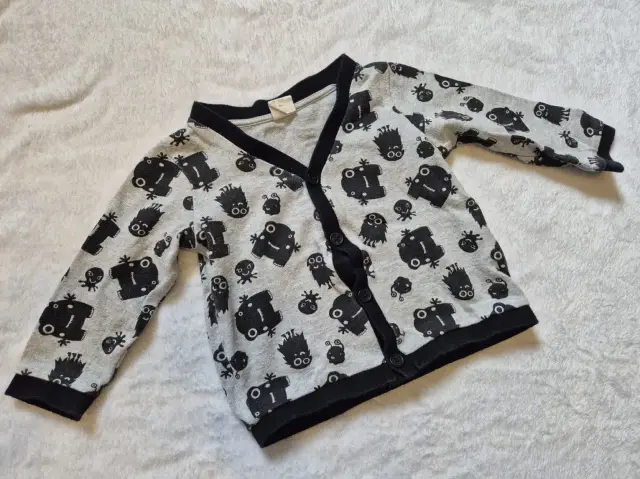 Strickjacke "Monster", Jungen, Größe 74, H&M