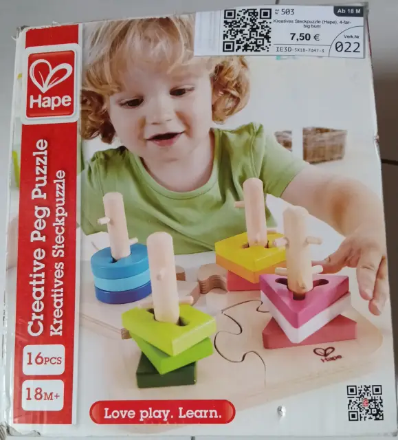Kreatives Steckpuzzle (Hape)