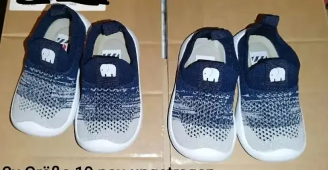 Lauflernschuhe Slippers Elefanten set