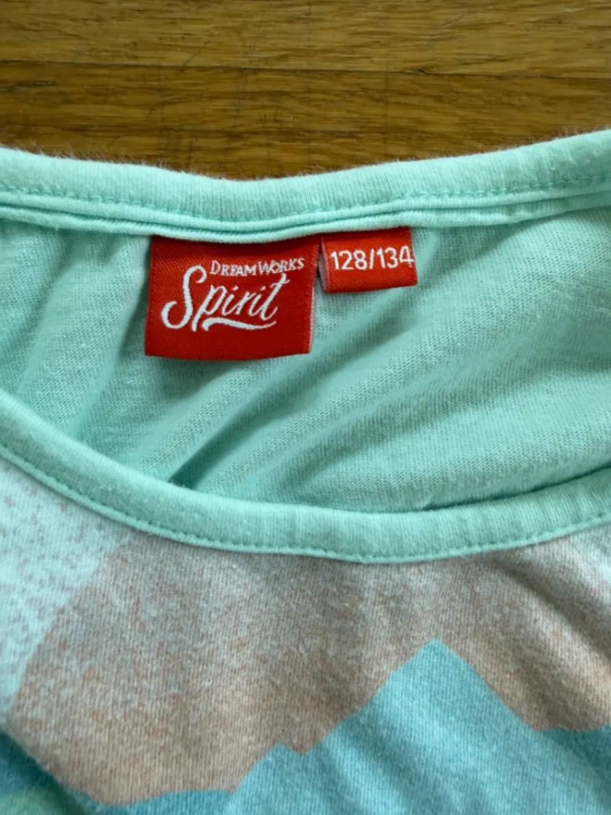 T-Shirt, Gr. 128/134 (eher 122/128), Spirit wild und frei, Pferd
