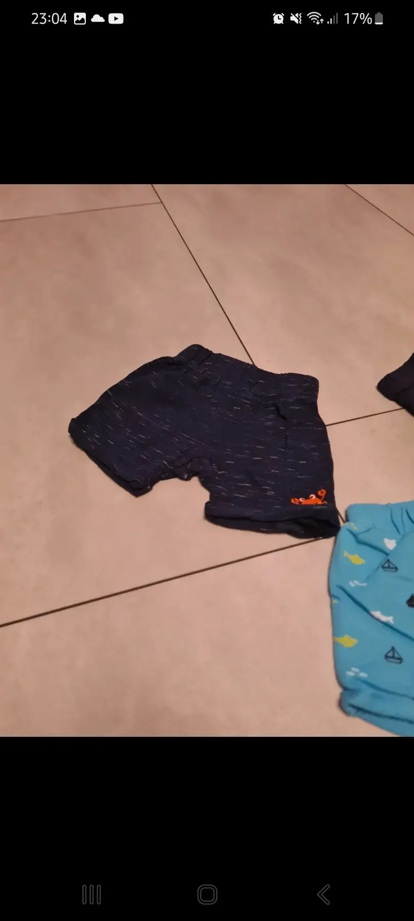 Hosen Set kurz Größe 62 von Topomini