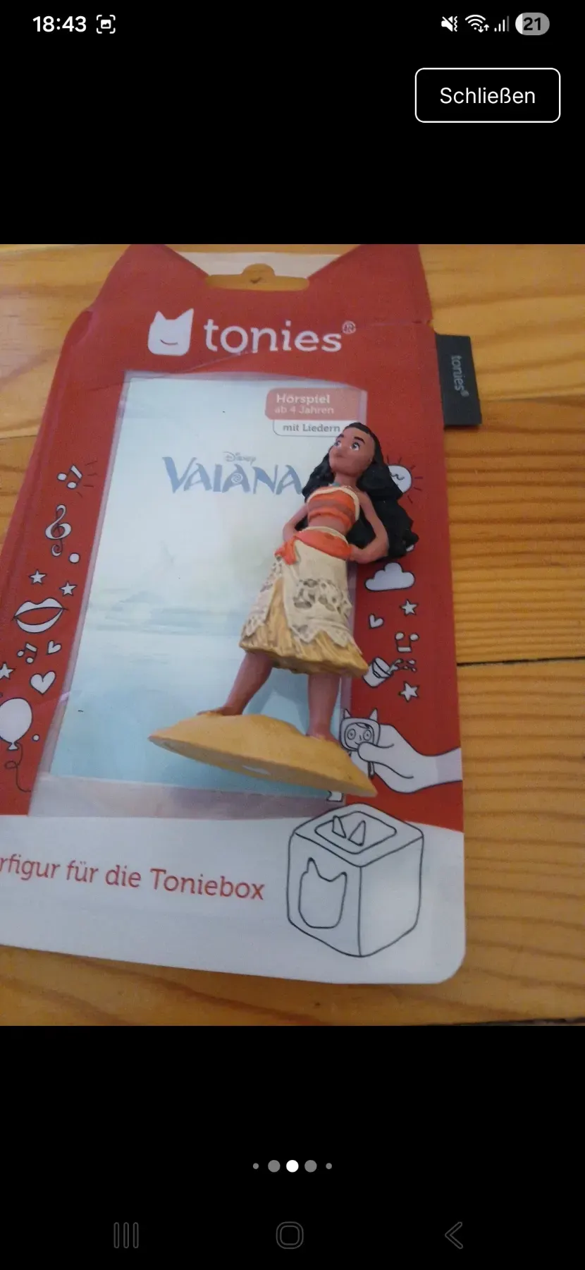 Tonie Auflösung  Paket