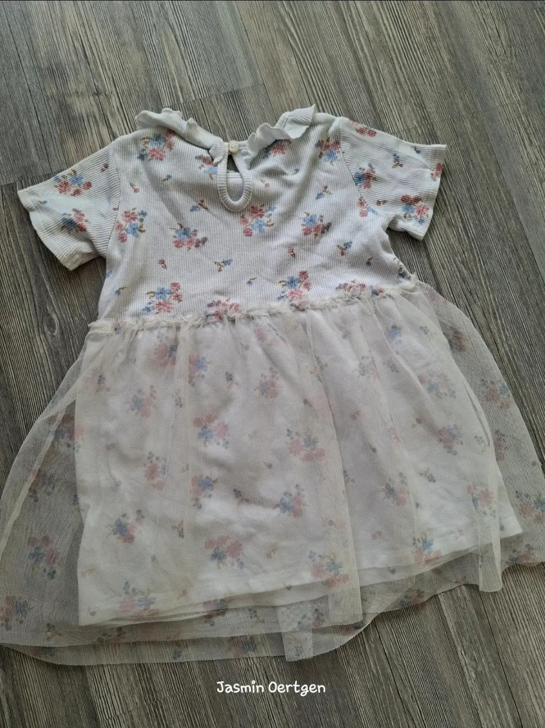 Tüllkleid mit Blumen | H&M | Gr. 80